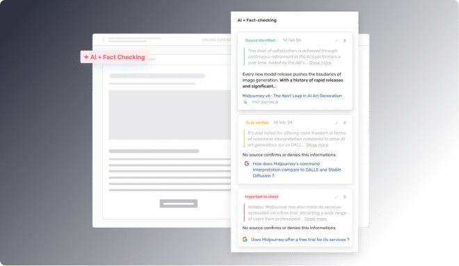 AI+ Fact Checking